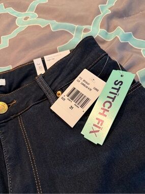 Stitch Fix Mandy Bootcut High-Rise Jeans — Dark Blue